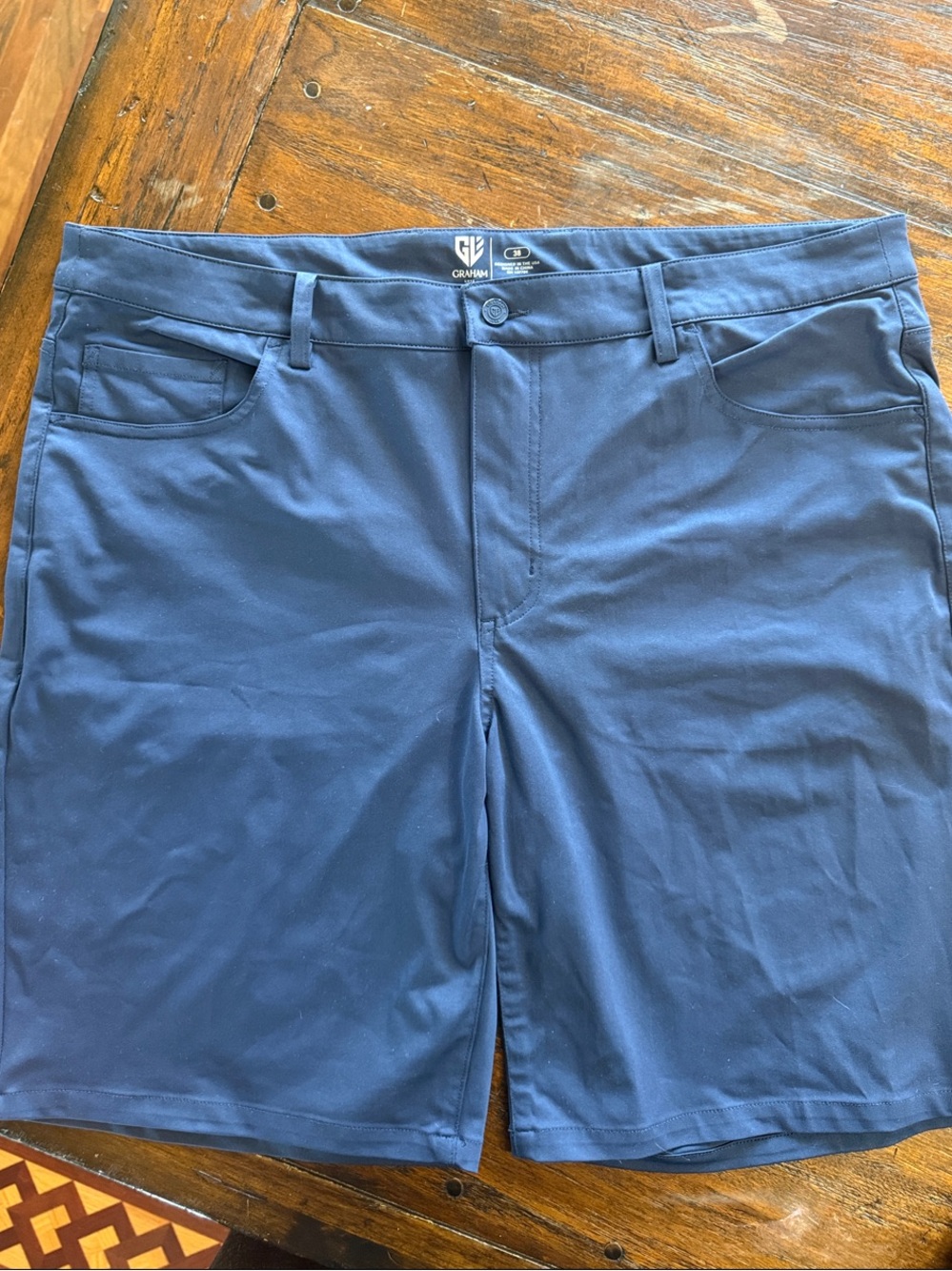 Men's Graham Luxe Navy Performance Shorts